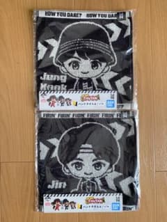 TinyTAN 핸드 타월 2장 세트 Jungkook Jin