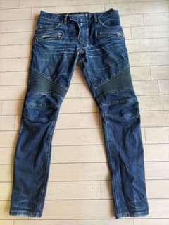 BALMAIN ダークブルースリムフィットデニム BALMAIN スリムフィットデニム パンツ ダークブルー - メルカリ
