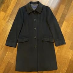 NEWYORKER ロングコート 黒 アンゴラ 羊毛 - メルカリ