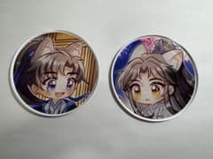 니가와 타적 백 고양이 사존 특전 아크릴 코스터 묵연 초 만녕 콜라보 카페 2장 세트