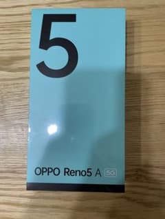 新品未開封 Oppo Reno5A 5G (eSim) シルバーブラックのサムネイル