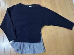 ENFOLD トップス ネイビーサイズ38 - メルカリ