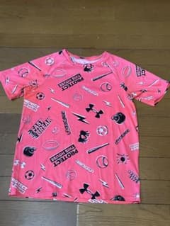 アンダーアーマーピンク スポーツプリント Tシャツ 160のサムネイル