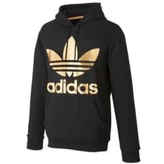 あやな様 取り置き【新品】adidasパーカー 黒金のサムネイル
