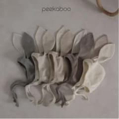 peekaboo Totori rabbit bonnet ベビー帽子のサムネイル