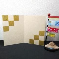 15cm2曲屏風　金市松の青海波