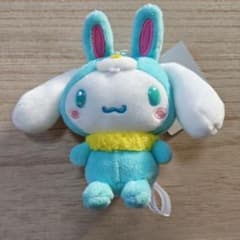 サンリオピューロランド限定 シナモン カラフルバニー ぬいぐるみ バッジ