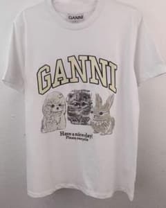 GANNI ガニー アニマルプリントTシャツ Sのサムネイル