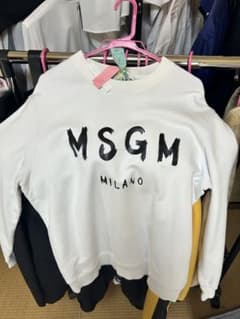 MSGM MILANO ロゴスウェット ホワイトのサムネイル