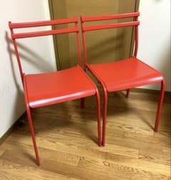 美品✨2023年製 IKEA GENESON（ジェネソーン）チェア レッド 2脚