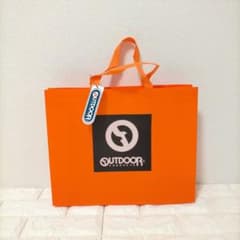 OUTDOOR　アウトドア　ショップ袋　②　不織布　トートバッグ　 エコバッグ