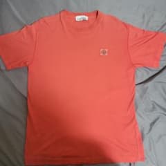 STONE ISLAND Tシャツ オレンジ レッド ストーンアイランド M - メルカリ