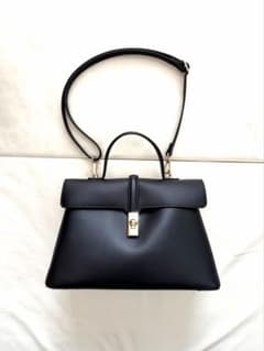 VIS ひねり金具ワンハンドルバッグ 2WAY 黒 ブラックのサムネイル