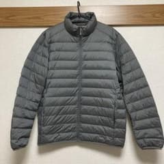 UNIQLO ウルトラライトダウン グレー Lサイズ　メンズのサムネイル