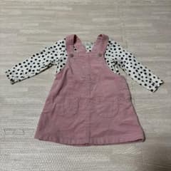 H&M ジャンバースカート ロンT2点セット 70cmのサムネイル