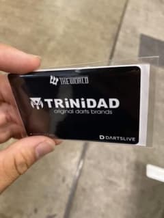 【本日夜発送可能！】ダーツライブカード　THE WORLD TRINIDADのサムネイル