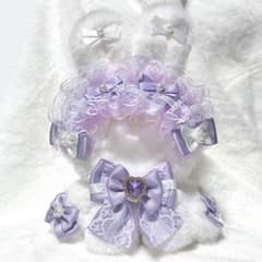 ぬい服 着ぐるみ にじぱぺっと 10cm 11cm おすわり うさぎ 紫 - メルカリ