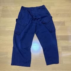 古着 イギリス軍 ロイヤルネイビー カーゴパンツ 後期 スラントポケットのサムネイル