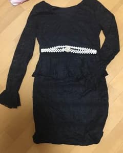 ペプラム キャバワンピース ドレスのサムネイル