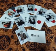 ALICE IN MENSWEAR　michi.　サイン入りチェキ9枚セットのサムネイル