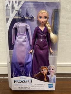 【新品】アナ雪2 エルサ 人形 フィギュア 新ドレス 着せ替え アナ雪のサムネイル