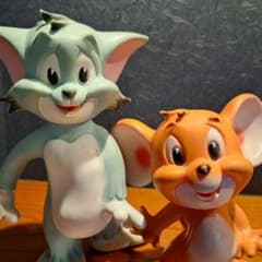 超レア1960年代イタリアレードラプラスティック製トムとジェリー 