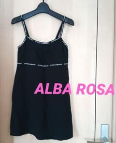 ☆ ALBA ROSA ロゴテープ キャミソール 黒 ☆ - メルカリ