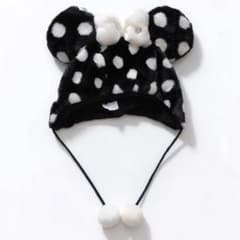 レア】ディズニー ファンキャップ ミニー 水玉 ドット - メルカリ