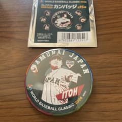2026WBC 侍ジャパン コレクタブル缶バッジ 伊藤大海のサムネイル