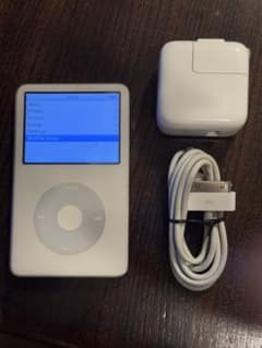 古*屋様 Apple iPod 第5世代 30GB 本体 動作品 ケーブル付 - メルカリ