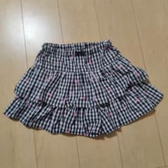 メゾピアノ　キュロット　スカート　チェック柄のサムネイル
