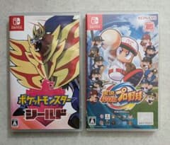 （2本SET）ニンテンドースイッチ　ポケモンシールド＋パワプロのサムネイル