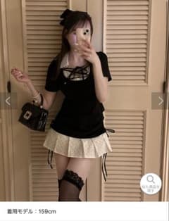 OLIVE des OLIVE keru レイヤード風着痩せミニワンピ - メルカリ