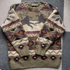 希少 旧タグ Timberland ハンドニット 90sのサムネイル