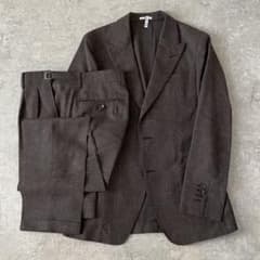 最終値下げ】SUIT SELECT ブラウン ウールスーツ Y5 - メルカリ