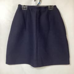 CARVENネイビー ひざ丈スカート バックジップ 無地 - メルカリ
