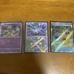 ポケモンカード 3枚　かがやくサーナイト かがやくイーブイ エネルギーリサイクルのサムネイル