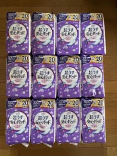 リフレ 超うす安心パッド 300cc 20枚入 12個セット まとめ売りのサムネイル