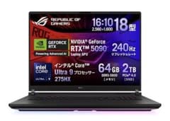 ASUS 18インチ Ultra9 RTX5090 64GB 2TB＋512GB - メルカリ