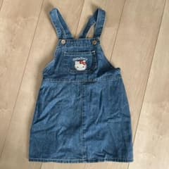 Hello Kitty デニムサロペットワンピースのサムネイル