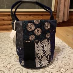 ミナペルホネン Peace バケツバッグ　バスケットバッグ　新品　土日お値下げのサムネイル