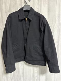 comoli26ss ブラックデニムジップショートジャケット サイズ1 - メルカリ