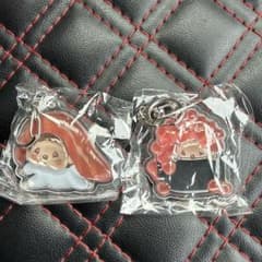 스시 몬치치치 푹신 아크릴 키 체인 참치 + 아무리 몬치치치