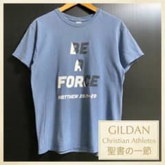 GILDAN プリントTシャツ ライトブルー BE A FORCEのサムネイル
