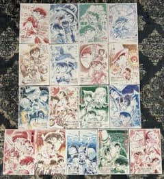 【A★A様専用】名探偵コナン　原画版　映画チラシ　フライヤー　17枚セットのサムネイル
