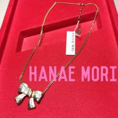 ❤️しゃまさま専用❤️HANAE MORIリボンネックレス❤️ゴールド  新品タグ付のサムネイル