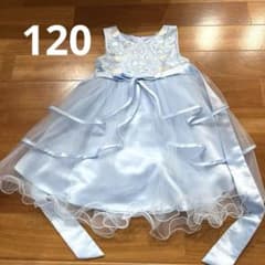 水色刺繍入りフォーマルドレスのサムネイル