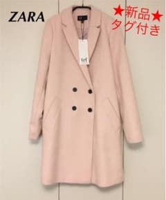 【新品タグ付き✨】ZARA ピンクチェスターコートのサムネイル