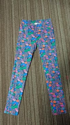 チチカカ花柄ストレッチレギンスパンツ エスニック ヒッピー カラフルのサムネイル
