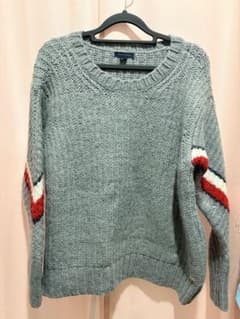 TOMMY HILFIGER グレー 長袖セーター Mのサムネイル